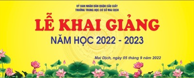 LỄ KHAI GIẢNG NĂM HỌC 2022-2023