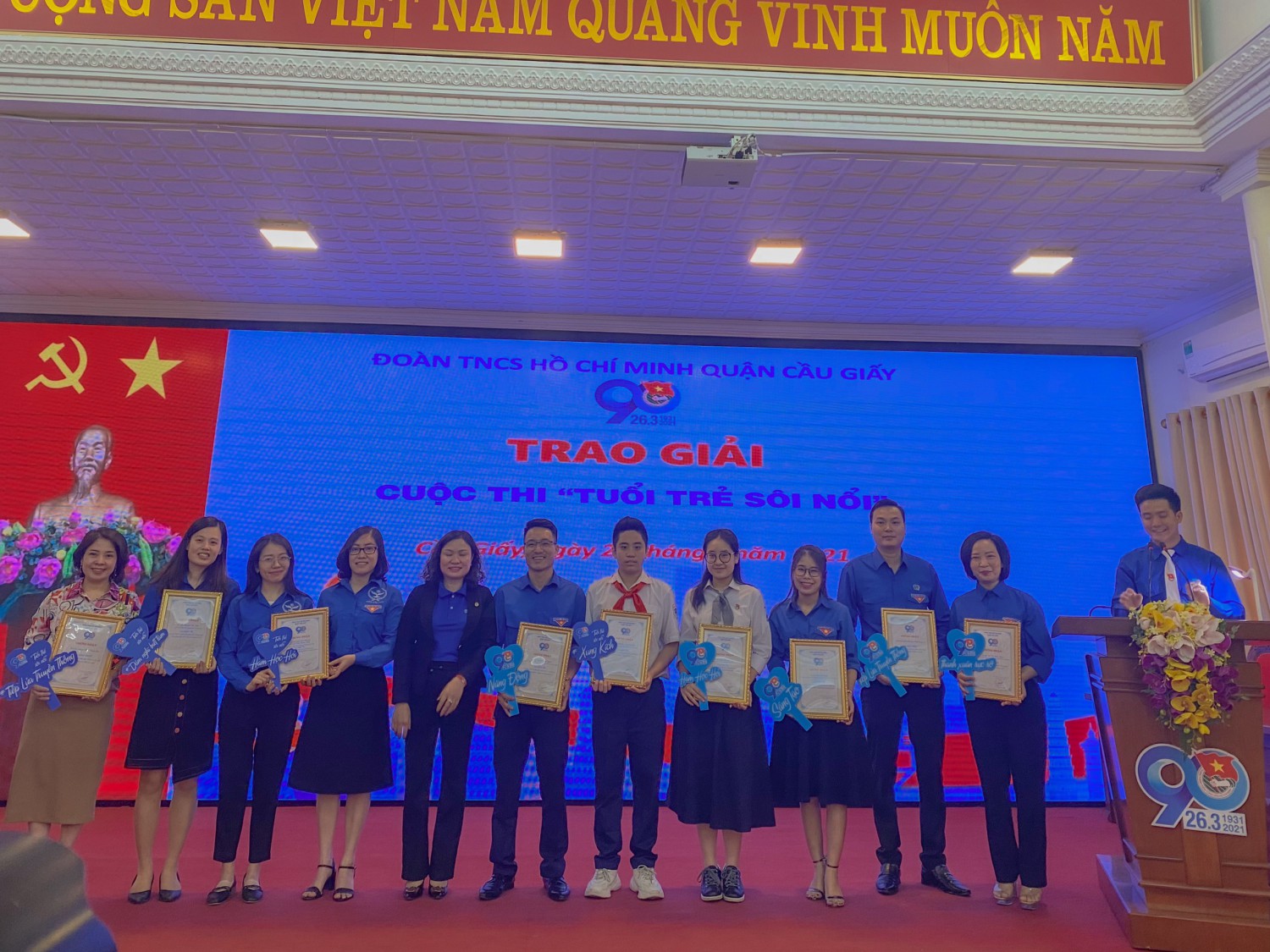 Lễ kỷ niệm 90 năm ngày thành lập Đoàn TNCS Hồ Chí Minh